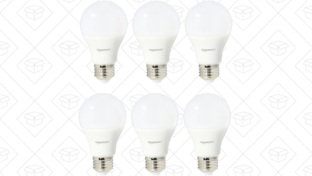 AmazonBasics 6-Pack LED Bulbs | $12 | Amazon